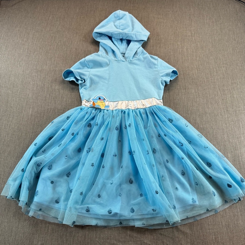 Girl Clothing Size 4T - 5T  Dresses Lot/ Bundle Of 4 Long Sleeve Blue Princess - Picture 5 of 14